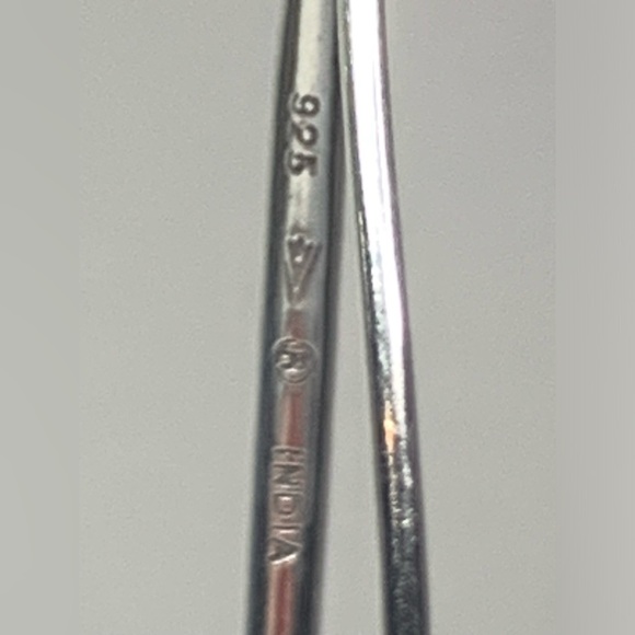 Silpada Vintage Sterling BALANCING ACT Ball Threader Earrings - Picture 6 of 15